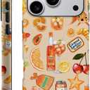 DAIZAG Case Compatible with iPhone 17 Pro,Fit Shockproof Cover for Women Girls,Fruit Collage Summer Aesthetic