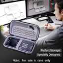 Hard Case Compatible with Texas Instruments TI-84 Plus CE/TI-84 Plus/TI-Nspire CX II CAS/TI-Nspire CX II/TI-83 Plus/TI-85 /TI-86 /TI30xs /TI36X Pro/TI 34 Color Graphing Calculator by XANAD (Grey)