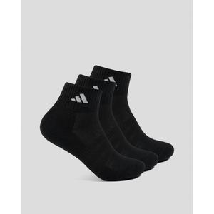 Adidas Men's Women's Athletic Cushioned 3-Pack Quarter