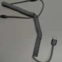 LISEN Coiled USB C Cable, Durable Short USB A to USB C Cable, 2 Pack for Android Auto & CarPlay Cable, Gifts for Men Women Compatible with iPhone 17/16/15, Samsung Galaxy S25/S24/S23 A15/A14, Gray 4FT