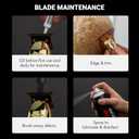 FX+ Professional Barber Cord/Cordless Hair Trimmers  Beard Trimmer for Men, Professional Stylist & Barber Clippers, USB-C Cordless Hair Trimmers for Men (Gold)