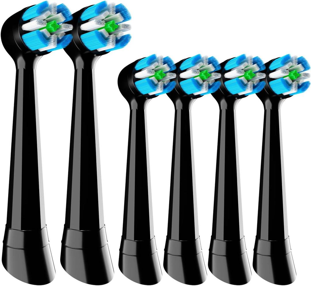 iO Replacement Heads Compatible with Oral B iO, 6 Pack Toothbrush Heads Compatible with iO 2/3/4/5/6/7/8/9/10 Series Electric Toothbrush