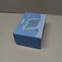 Ceramic Conch Shell Jewelry Tray, Blue Shell Jewelry Dish, Trinket Dish, Earring Ring Holder Dish Ocean Coastal Decor Jewelry Plate Tray Key Bowl for Jewelry Christmas Room Beach Decor