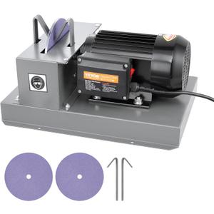 VEVOR Lawn Mower Blade Sharpener - 2/3HP 500W Grinder with 7-inch Ceramic Wheel, Sharpens High/Low Lift, Gator & Flat Blades