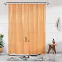 Barossa Peva Shower Curtain Liner, 72"Wx84"L, Water proof Lightweight Orange Shower Curtain