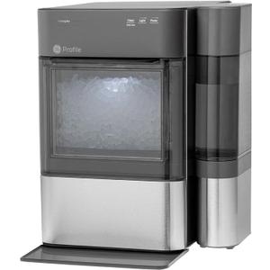 GE Profile Opal 2.0 with 0.75 Gallon Tank, Chewable Crunchable Countertop Nugget Ice Maker, Scoop included, 38 lbs in 24 hours, Pellet Ice Machine with WiFi & Smart Connected, Stainless Steel