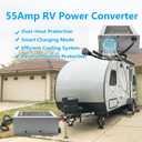 RV Converter | Multiple Capacities | RV Power Converter | RV Battery Charger Power Supply (55 Amp)