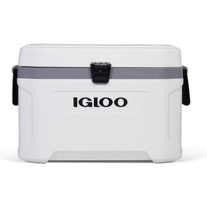 Igloo Coolers Marine Series, Insulated Portable Hard Side Cooler Ice Chest, Great for Fishing, Camping, Boating, & More (54 QT)