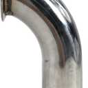 2.5" ID V-Band Turbo Stainless Steel 90 Degree Exhaust Elbow Adapter Piping Flange 2 Pieces