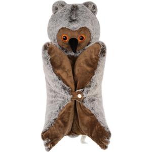 PINKPEACH Owl Stuffed Animal Pillow 15'', Washable Baby Stuffed Animals Toy, Weighted Plush Gifts for Babies Kids Girls Boys Christmas Birthday Home Living Room Decor