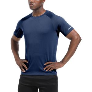 Boyzn 1 Pack Men's Workout Running Shirts, Dry Fit Moisture Wicking T-Shirt, Gym Athletic Short Sleeve Tee Shirts (M)