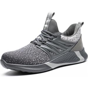 UCAYALI Steel Toe Sneakers for Men Women Lightweight Indestructible Work Shoes Safety Shoes Slip-Resistant Composite Toe Shoes for Construction, Size 45 