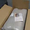 downluxe Chair Cushions for Dining Chairs 4 Pack, Tufted Indoor Chair Pads with Non-Slip Bottom, U-Shaped Kitchen Chair Cushions, 17"x17"x4", Khaki