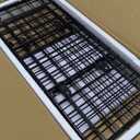 Bathroom Floating Shelves for Wall - Shelf Over Toilet Storage Small Farmhouse Decor Shelves (15.7 inch, Set of 3, Rustic Brown) (A. Brown)