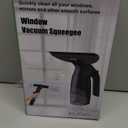 Window Vacuum Squeegee Cordless, Window Vac with Detachable Water Tank and Strong Suction, Electric Window Cleaning Tool for Shower Wall, Glass, Mirror, Countertop, Tiles, Car Windshield