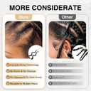 Human Crochet Hair for Black Women 18inch 120g Pre Separated 100 Strands Deep Wave Feather Crochet Human Hair Lightweight & No Itch, Invisible Knots, Easy Install Boho Crochet Hair,Beginner Friendly