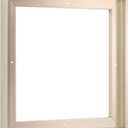 PIXY CANVAS Floater Frame 10x10 for 3/4 (0.75) inch Deep Canvas Paintings/Canvas Prints/Wood Canvas Panels/Wall Art/Wall Decor/Home Decor/Artwork (Champagne, 10 x 10 inch, Square)