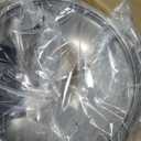 12 inch Tri-Ply Stainless Steel Frying Pan with LID,PFOA&PTFE Free Skillets,Chef's Pans,Dishwasher and Oven Safe Cookware, Works on Induction,Ceramic and Gas Cooktops