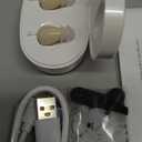 OTC Hearing Aids for Seniors, Nearly Invisible Rechargeable Hearing Aids, 100+ Hours of Charging Case Usage, Super-Mini Invisible Design, Comfort Fit in Ear Canal, AI Noise Cancellation and Clear Sound, Suitable for Various Daily Scenarios (Beige)