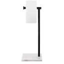 Standing Towel Rack & Black Toilet Paper Holder,BTH217-BK-KES+BPH285S1-BK
