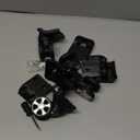 NUOZE Duel Spinner Luggage Wheels Replacement for Suitcase, Wheels Parts Roller Suitcase Tourister Travel Trunk Caster Luggage Replacement Kit (Sliver- 4pcs)