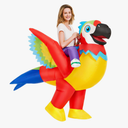 KOOY Inflatable Parrot Costume Adult Parrot Blow Up Costume For Funny Halloween Party Ride On Inflatable Costumes For Men Women, Blow Up Costume For Adults