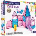 Magna-Tiles Castle 25-Piece Magnetic Construction Set, The Original Magnetic Building Brand