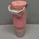 STANLEY IceFlow 2.0 Flip Straw Tumbler with Handle 30 oz | Twist On Lid and Flip Up Straw | Leakproof Water Bottle | Insulated Stainless Steel | BPA-Free | Pink Mesa