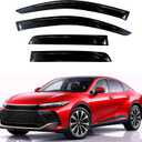 KPY Rain Guards Fit for 2023-2026 Toyota Crown, Out-Channel Window Visors Vent Wind Deflectors 4PC, Car Accessories for 23-26 Crown