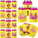 Nuogo 24 Pcs Softball Party Favors Can Cooler Sleeves American Soft Insulated Foam Can Sleeves Skinny Cans Softball Party Favors Gifts for Greetings Birthday Decoration Themed Event