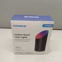 SUNVIE 2 Pack Smart Floor Can Light 5W RGBW Color Changing Uplighting Indoor Uplights 2700K-6500K Up Lights Indoor Floor Spotlight for Plant Corner Wall Artwork, APP Control Alexa & Google Home, Black