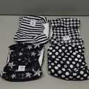 CuteBone Dog Diapers Male 4 Pack Puppy Wraps Reusable Doggie Belly Bands for Male Dogs Medium FGG01M