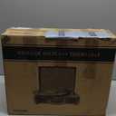 Turntable Vinyl Record Player 3-Speed Suitcase Portable Belt-Driven Record Player with Built-in Speakers RCA Line Out AUX in Headphone Jack Vintage White