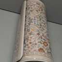 Collive Kitchen Mats Cushioned Anti Fatigue, Non Slip Waterproof Kitchen Floor Mat Beige Rug 2 Piece, Modern Comfort Desk Standing Rugs for Sink, Home Office, Laundry, Bedroom (17.3"x47"+17.3"x29")