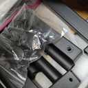 Eocnrhe Treadmill Desk, Mobile Small Standing Desk with Wheels for Walking Pad, Portable Table for Laptop, Rolling Table Adjustable Height, Bedside Table