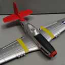 LEAMBE 4 Channel RC Plane, Ready to Fly Aerobatic Aircraft, Easy Control for Beginners, P51 Mustang RC Airplane Best Gift for Adults