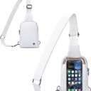 INICAT Anti Theft Crossbody Bags for Women Small Sling Bag Travel Essentials Fanny Packs Cross Body Purses Birthday Gifts (Navajo White With Touchscreen Window)