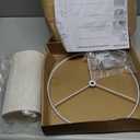 Lampshades, Beige Drum Lampshade 13''Top X 13'' Bottom X 10'' High, Lamp Shade for Table Lamps, Drum Lampshade for Floor Lamps (Spider Fitter) Easy Assembly Replacement Lampshades