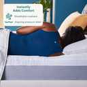 Sleep Innovations Dual Layer 4 Inch Memory Foam Mattress Topper, California King Size, Medium Support, 2 Inch Cooling Gel Memory Foam Plus 2 Inch Pillow Top Cover