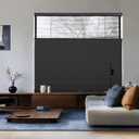 MYshade Top Down Bottom Up（TDBU） Cellular Shades, 1.5 inch Cordless Blackout Honeycomb Pleated Blinds for Windows Home Bedroom Office, Light Control, Thermal Insulated, 36" W x 72" H, Black