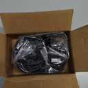 42 Pack Curtain Rings with Clips 1.5" Interior Diameter,Metal Drapery Clips with Rings,Black Curtain Clips,Strong Vintage Decorative Rustproof Drapery Ring with Hooks for Bathroom,Bedroom and Kitchen