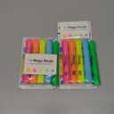 SHARPIE Tank Highlighters, Chisel Tip, Assorted Colors, 4-Count + 1 Bonus, Pack Of 2