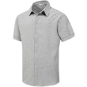 Unakisan Men's Linen Shirts Short Sleeve Casual Shirts Button Down Shirt for Men Beach Summer Wedding Shirt, XXXL Unakisan Men's Linen Shirts Short Sleeve Casual Shirts Button Down Shirt for Men Beach Summer Wedding Shirt, XXXL