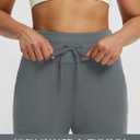 baleaf Women's Fleece Lined Leggings-Fit Joggers Winter Lounge Pants with Pockets Thermal Warm Sweatpants Casual (Large, Dark Grey)