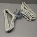 GoodtoU Kids Velvet Hangers, 30 Pack Non Slip Velvet Clothes Hangers for Toddler & Children (Ivory 30Pack)