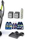BISSELL CrossWave HydroSteam Deluxe Wet Dry Vac, Multi-Purpose Vacuum, Wash, and Steam, Formula Included, Green, 3515G + Bissell Multi Surface Super Concentrate, 14 0.33 Oz packets included, 4144