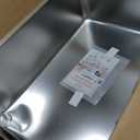 Stainless Steel Cat Litter Box with Low Entry, Large Metal Kitty Litter Box for Senior or Injured Cats, Odor-Free, Non-Stick, Easy to Clean, 23.4"x15.6"x7.8", for Multiple Cats (Silver)