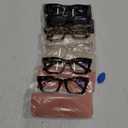 CCVOO 6 Pack Oprah Reading Glasses for Women, Eyeglasses, Blue Light Readers for Women, Computer Eye Glasses, Cheaters (A4 Mix)
