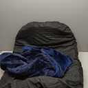 Orthopedic Dog Bed for Large Dogs, Waterproof Dog Bed for Large Size Dogs with Bolsters, Egg Crate Foam Sofa Bed with Washable Removable Cover & Non-Slip Bottom, Navy (44"L x 32"W x 7.5"Th)