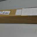 No Tools No Drill Cordless Roman Shades for Indoor Windows 100% Blackout, for Window Size 21" W 64" H White
